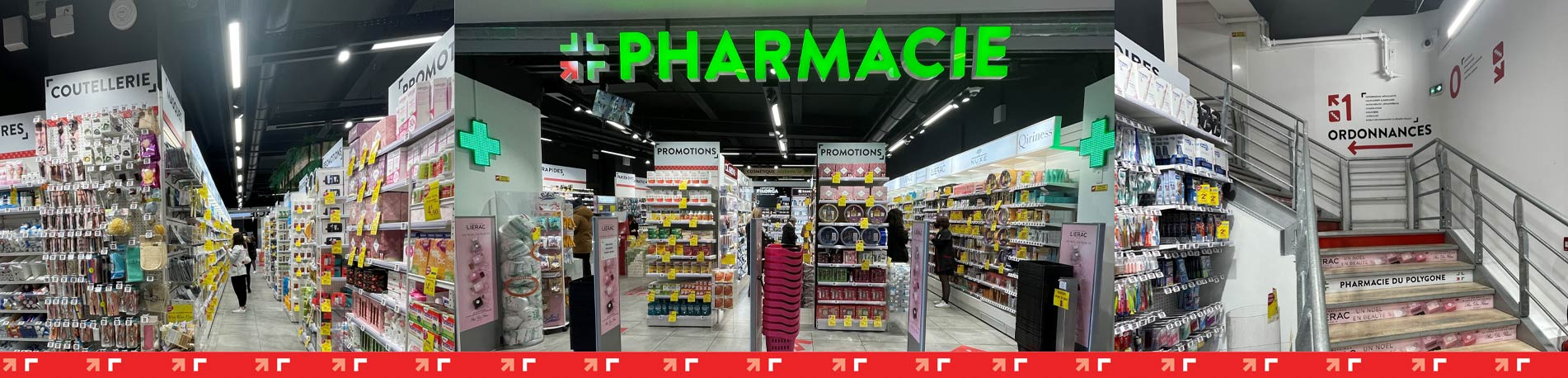 Horaires d'ouverture de la Pharmacie du Polygone Montpellier
