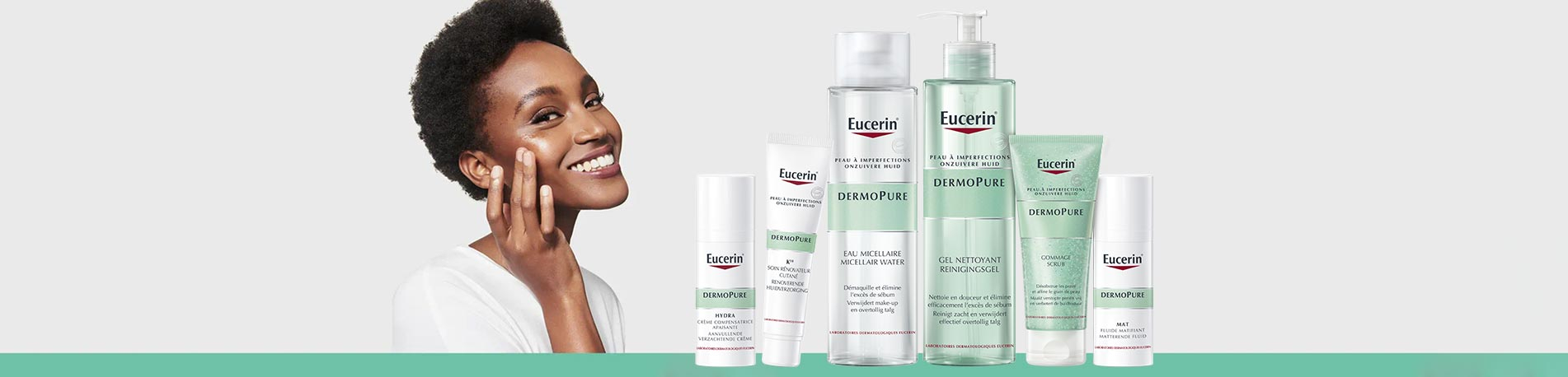 Prendre soin de sa peau grasse à tendance acnéique avec la gamme Dermopure d’Eucerin