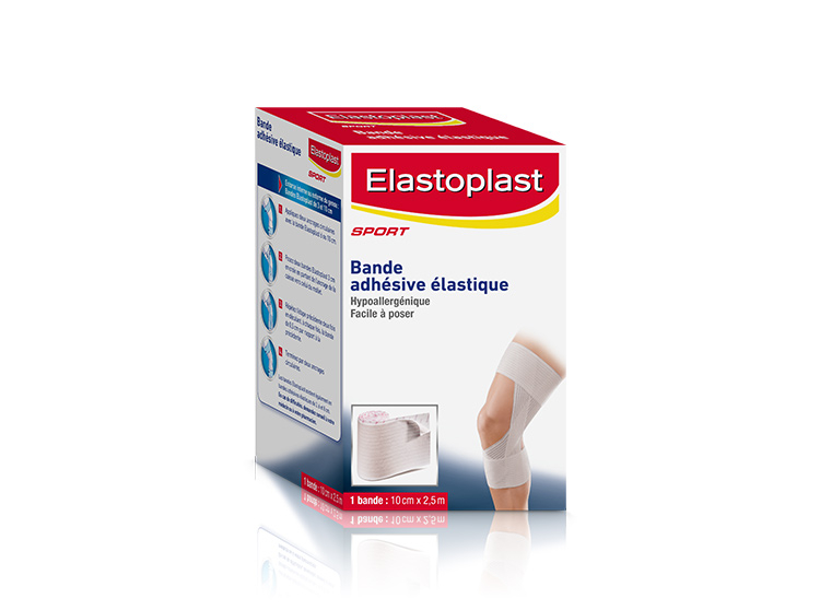 Elastoplast Bande adhésive élastique Genou 10 cm x 2.5 cm - Pharmacie en  ligne