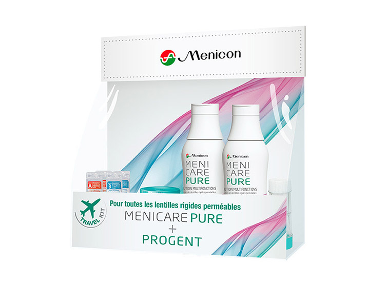 Menicon Menicare Pure / Progent Kit de voyage - Pharmacie en ligne