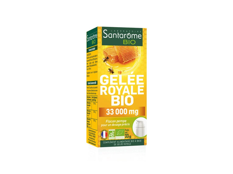Santarome Pure Gelée royale BIO 30 000 - 33g - Pharmacie en ligne
