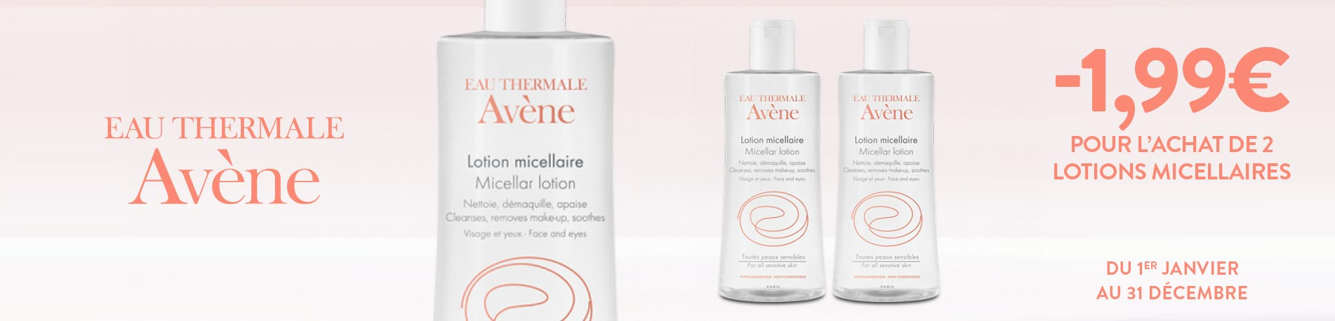 Promotion Avène lotion micellaire