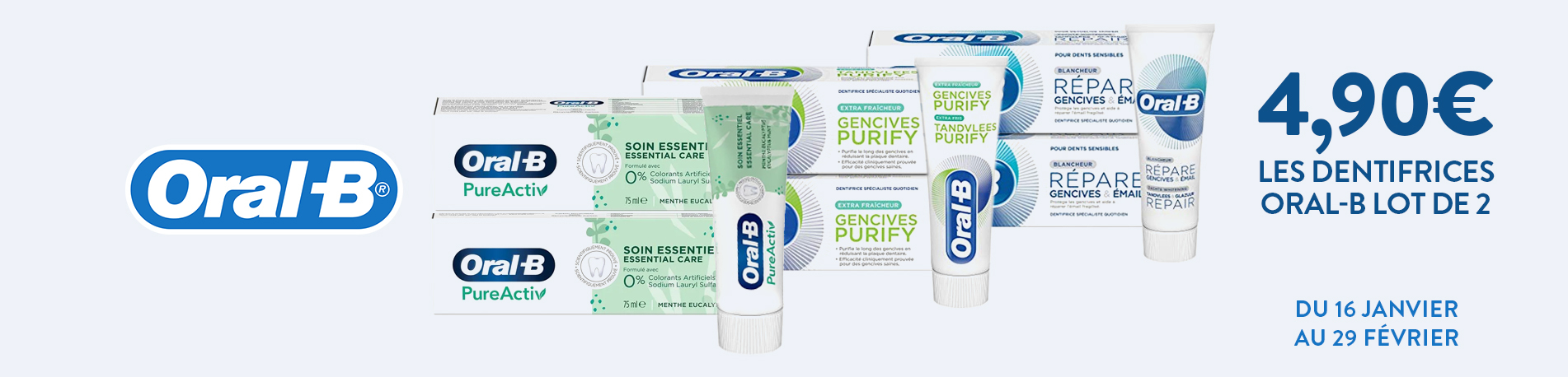 Promotion Dentifrices Oral-B
