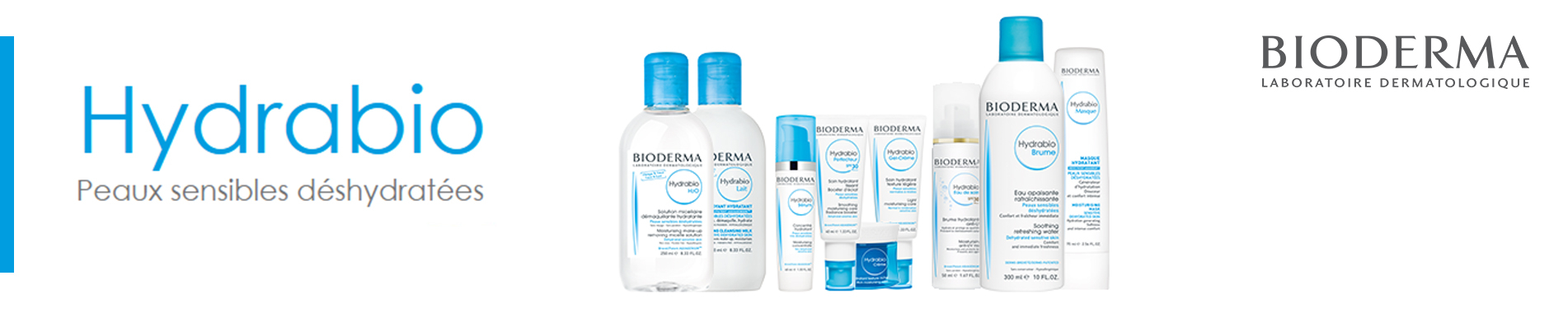 La gamme Hydrabio pour peaux sensibles déshydratées de Bioderma
