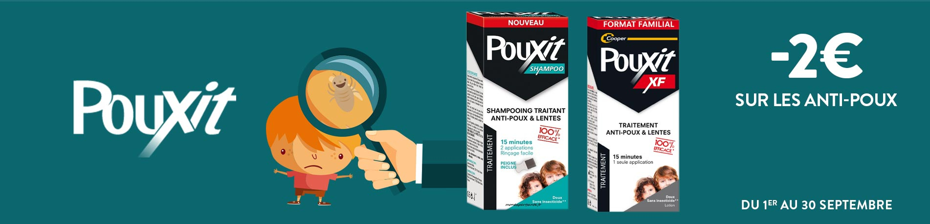 Promotion Pouxit anti-poux