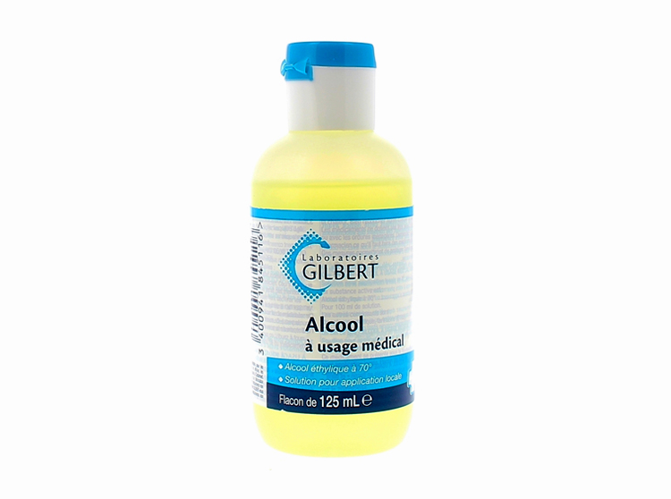 Gilbert alcool à usage médical - 125ml - Pharmacie en ligne