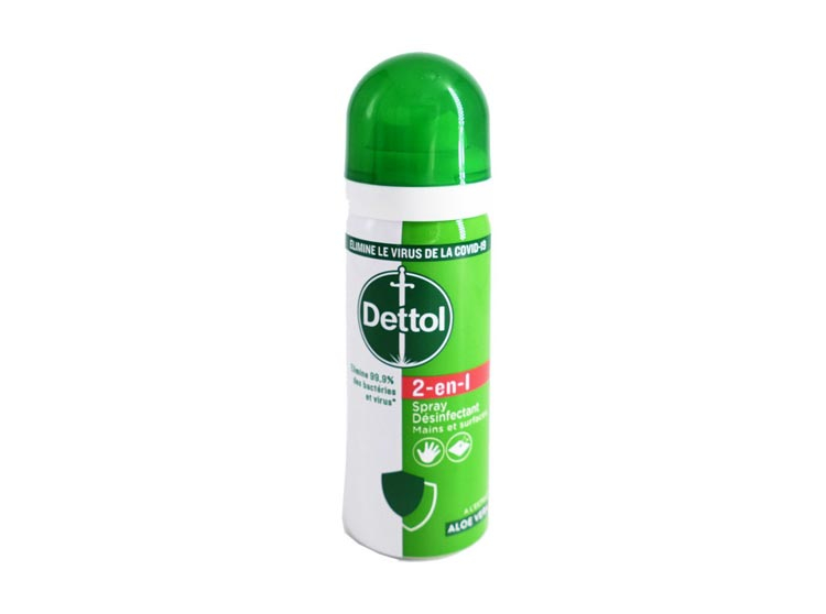 Dettol Spray désinfectant 2 en 1 - 50ml - Pharmacie en ligne