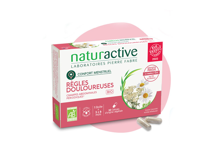 Naturactive Règles Douloureuses BIO - 30 gélules - Pharmacie en ligne