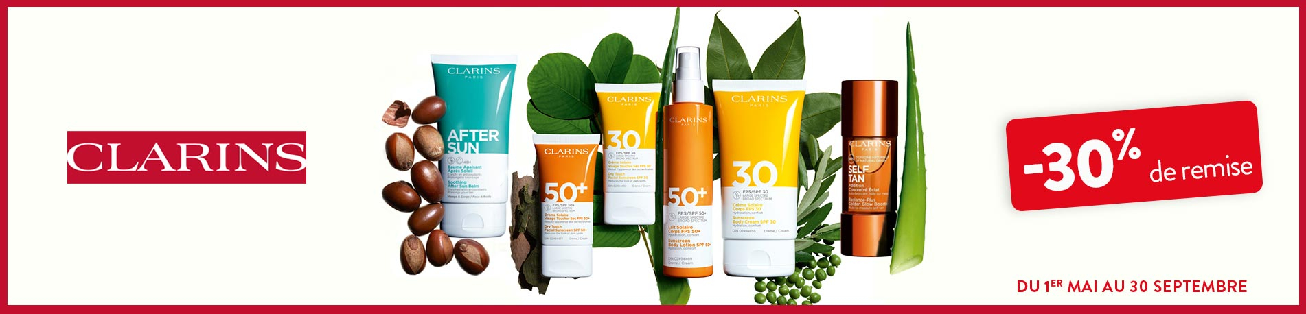 Promotion Clarins Solaire