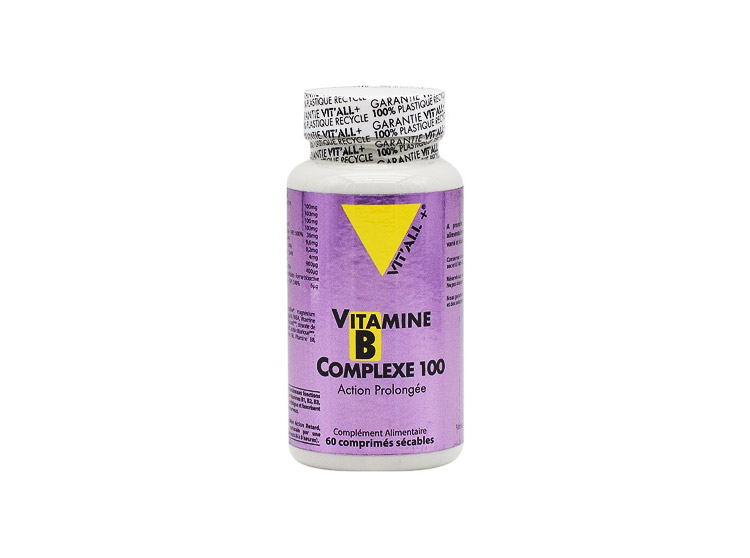 trechter Schrijf op demonstratie Vit'all+ Vitamine B Complexe 100 - 60 comprimés - Pharmacie en ligne |  Pharmacie du Polygone