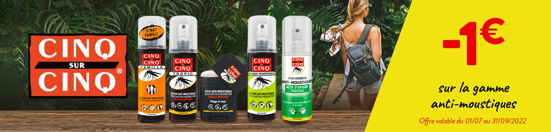 Cinq sur cinq famille lotion anti-moustiques - spray 100 ml