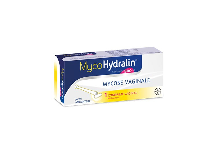 MycoHydralin 500mg Mycose Vaginale 1 Comprimé