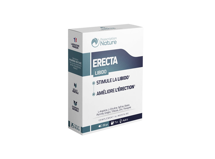 Prescription Nature Erecta - 30 gélules - Pharmacie en ligne