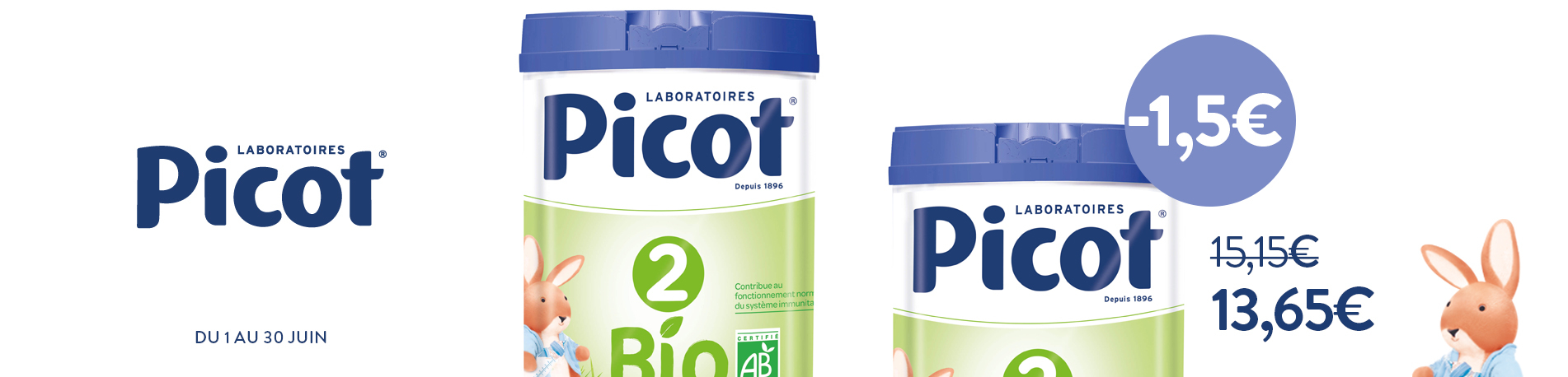 Promotion sur le lait infantile Picot - Pharmacie en ligne