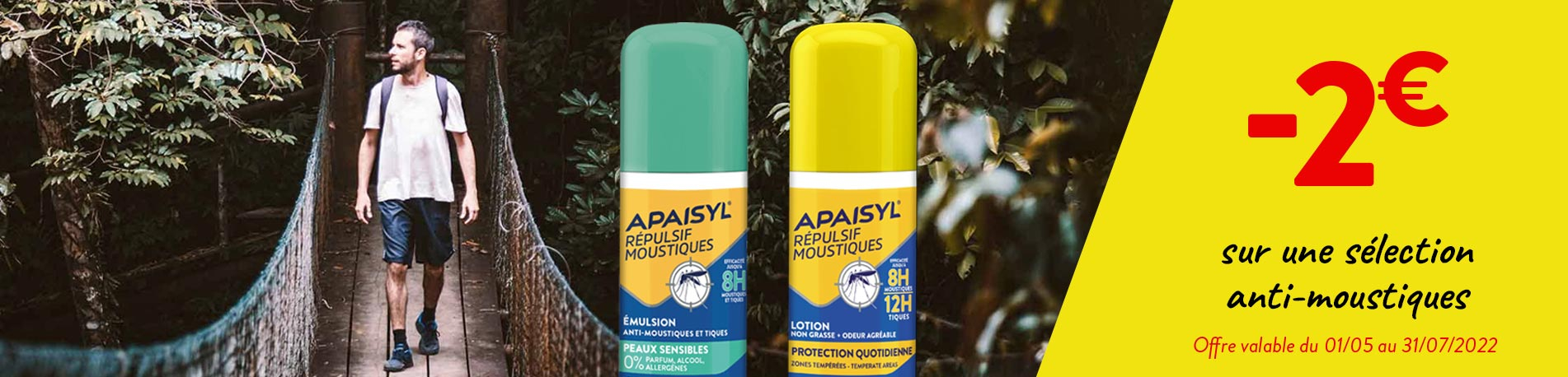Spray Apaisyl® Répulsif Moustiques Peaux sensibles