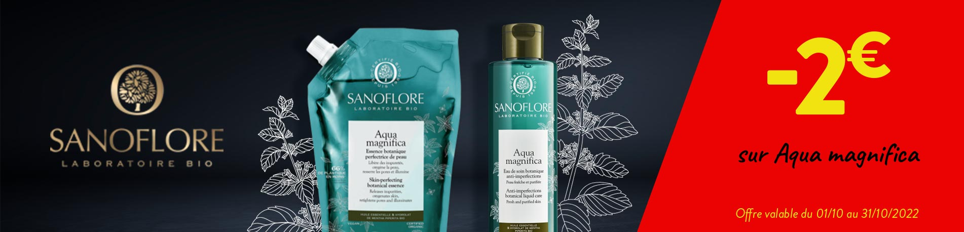 Promotion Sanoflore Aqua magnifica