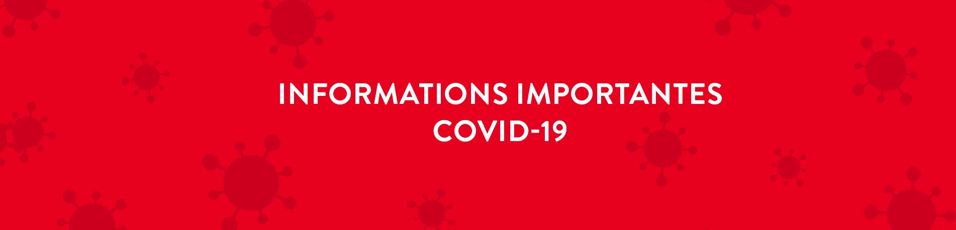 Informations COVID-19