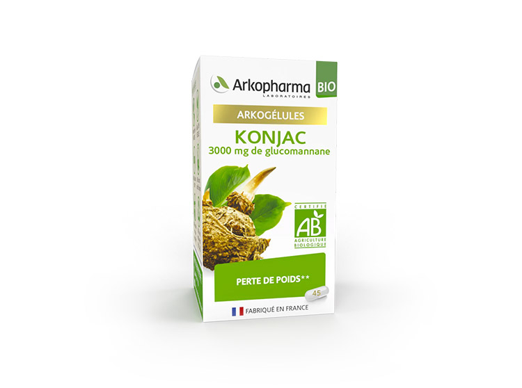 Gélules de Konjac Bio - Complément alimentaire Nat&Form