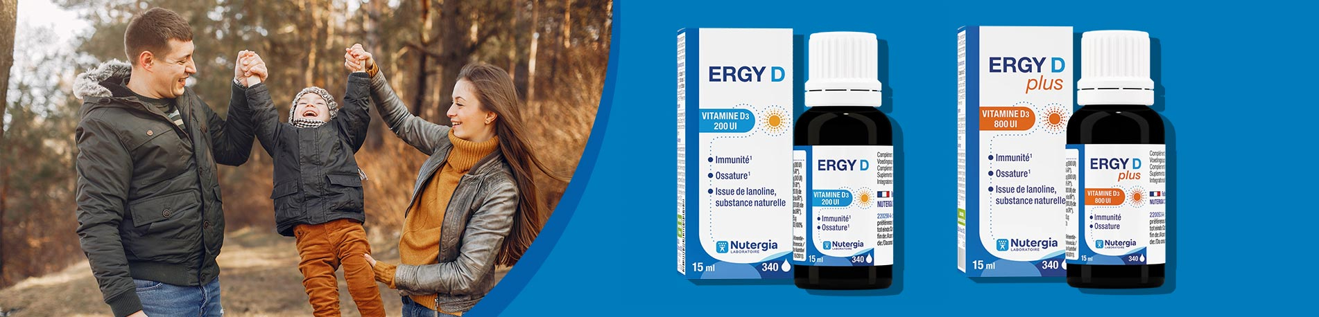 La vitamine D Nutergia pour booster votre immunité