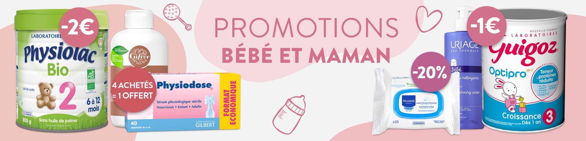 Promotions Bébé et maman