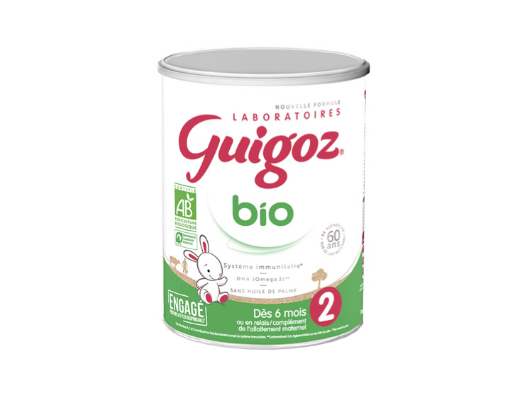 Guigoz Lait 2ème Age BIO - 800g - Pharmacie en ligne