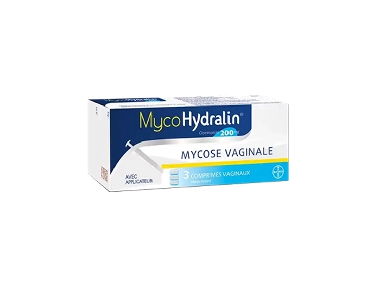 MycoHydralin Mycose vaginale 200mg - 3 comprimés vaginaux - Pharmacie en  ligne