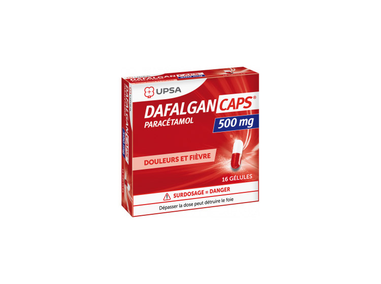UPSA Dafalgan 500mg - 16 gélules - Pharmacie en ligne | Pharmacie ...