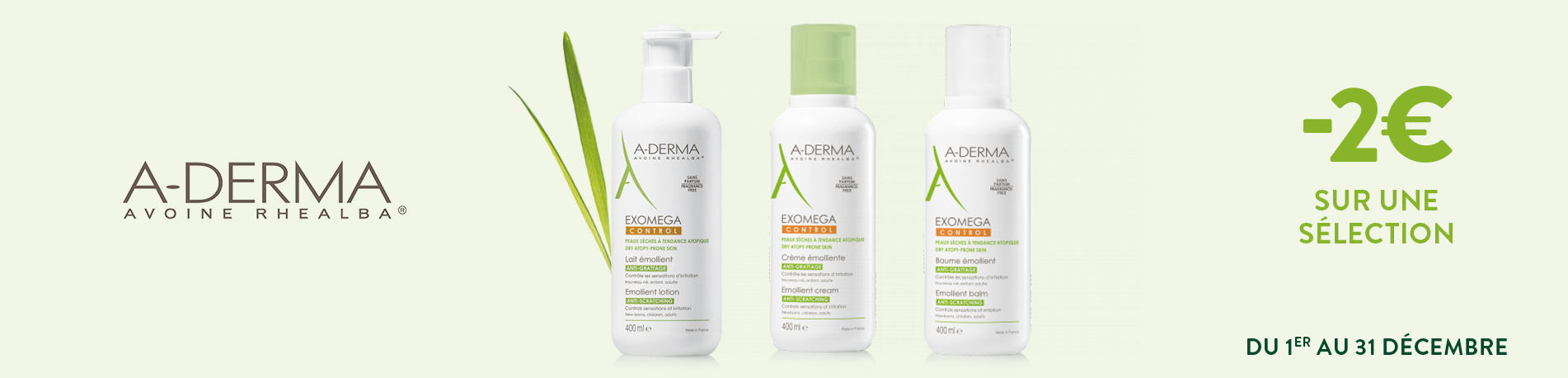 Promotion Aderma Exomega