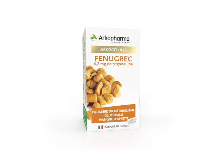 Arkopharma Arkogélules Fenugrec - 40 gélules - Pharmacie en ligne