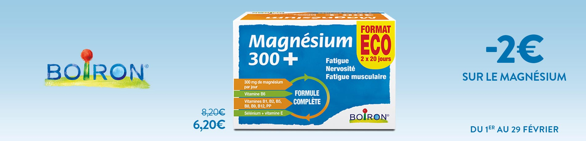 Promotion Boiron Magnésium
