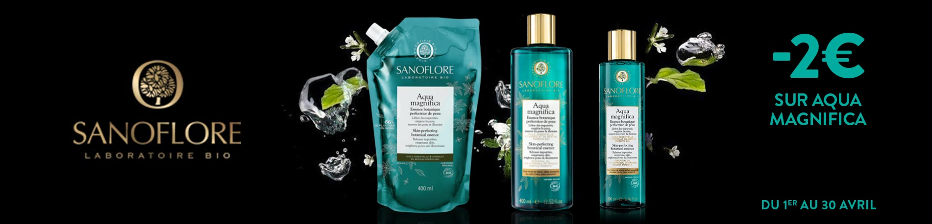 Promotion Sanoflore Aqua Magnifica