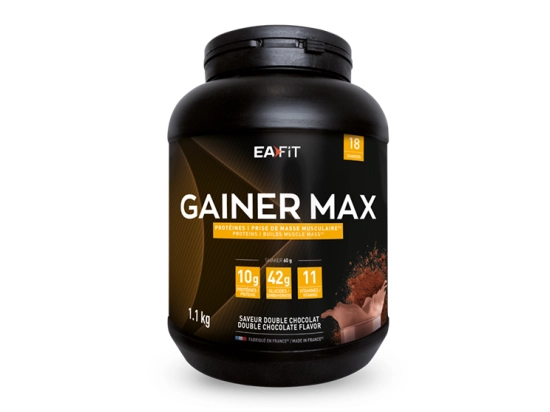 Gainer Max double chocolat - 1,1kg