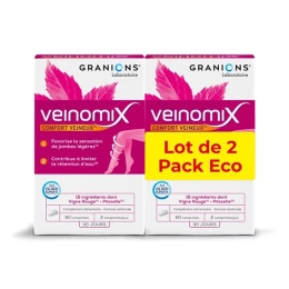 Duo Veinomix Confort Veineux - 2 x 60 comprimés