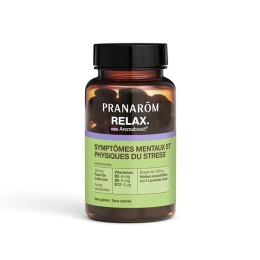 Aromaboost Relax Symptômes mentaux et physiques du stress - 60 capsules