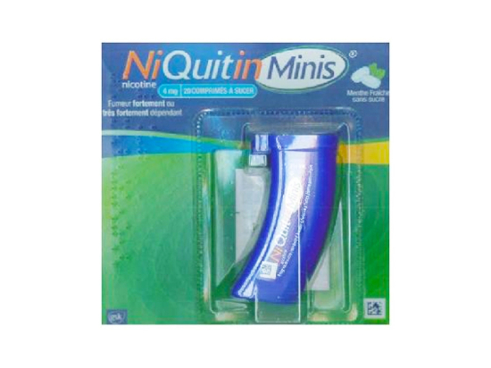 Niquitinminis menthe fraiche 4 mg - 20 comprimés