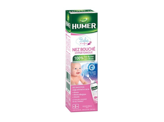 Spray nez bouché hypertonique bébé et enfants - 50ml