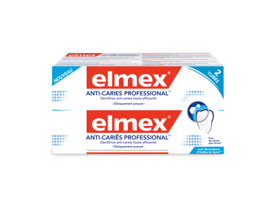 Elmex Dentifrice anti-caries professional - 2x75ml