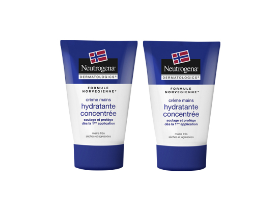 Neutrogena Crème mains hydratante concentrée - 2x50ml