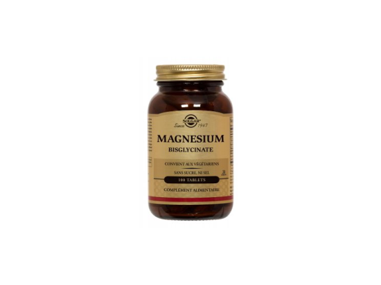 Solgar Magnesium Bisglycinate - 100 comprimés