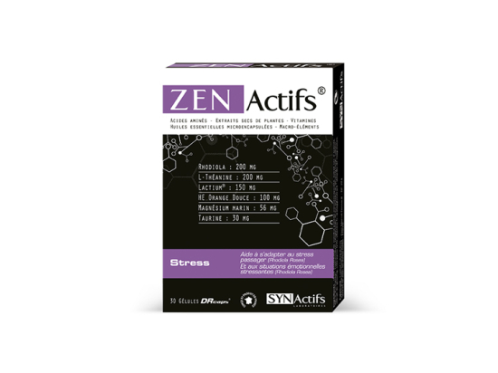 Aragan Synactifs ZenActifs  stress - 30 gélules