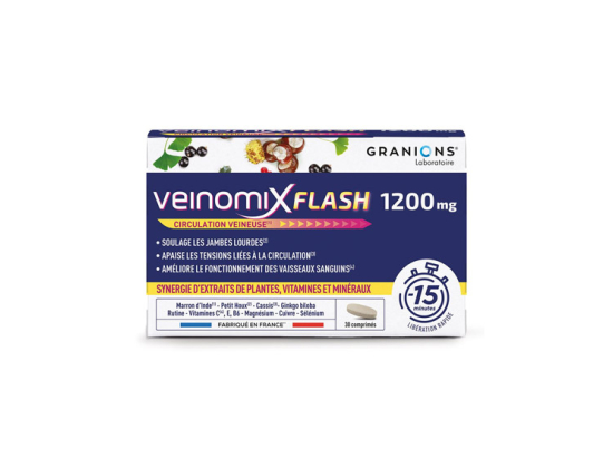 Granions Veinomix flash 1200mg - 30 comprimés