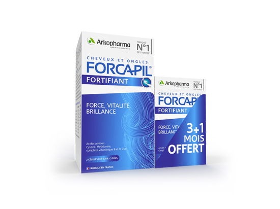 Arkopharma Forcapil Cheveux et ongles Formule fortifiante - 180 + 60 gélules