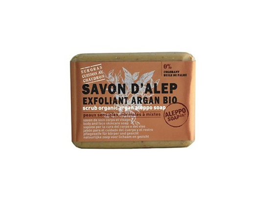 Aleppo soap co Savon d'Alep Exfoliant argan BIO - 100g