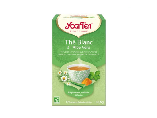 Yogi Tea Thé blanc à l'Aloe Vera BIO - 17 sachets