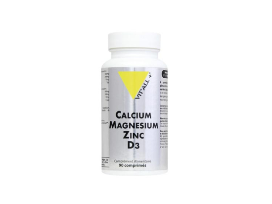 Vit'All+ Calcium Magnésium Zinc D3 - 90 comprimés