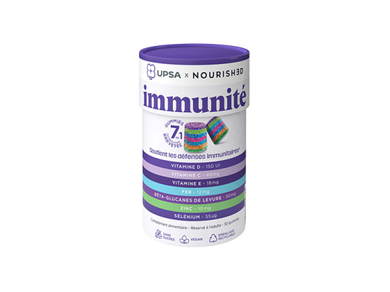 UPSA Nourished Gummies 7 en 1 Immunité - 30 gummies