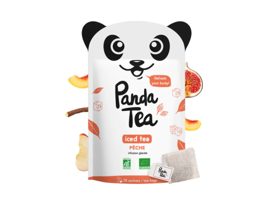 Panda Tea Iced Tea Detox Pêche BIO - 28 sachets