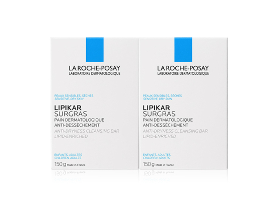 La Roche-Posay Lipikar pain surgras - 2x150g