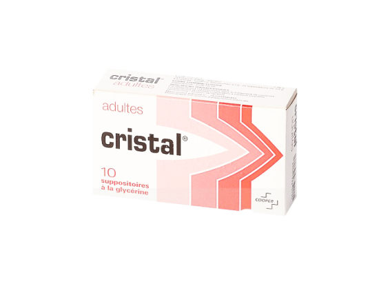 Cristal Suppositoire adulte - 10 suppositoires