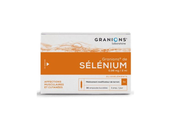 Granions de Selenium 30 ampoules de - 2ml